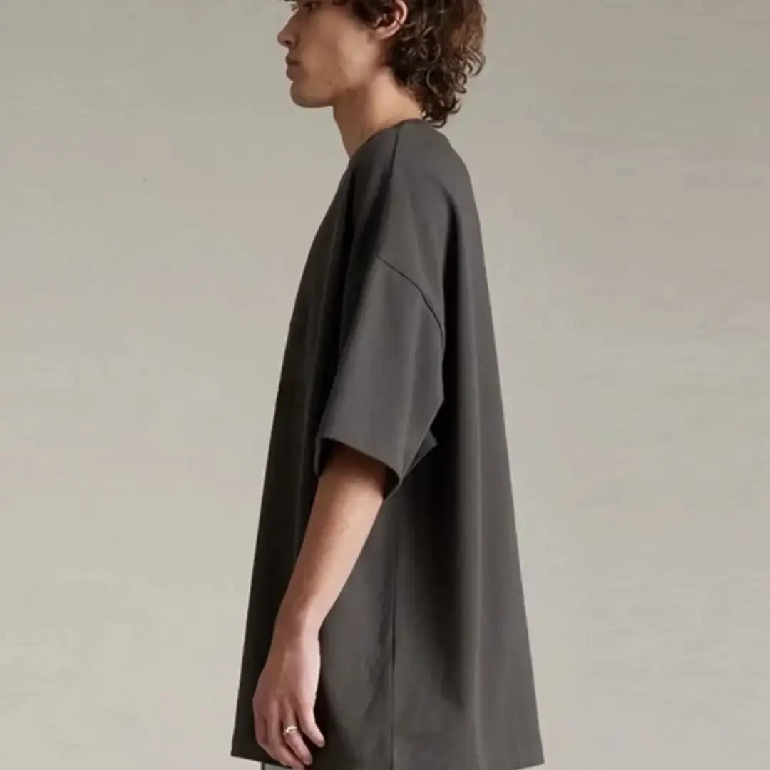 ST美式高街夏日潮流宽松短袖T男女情侣百搭222