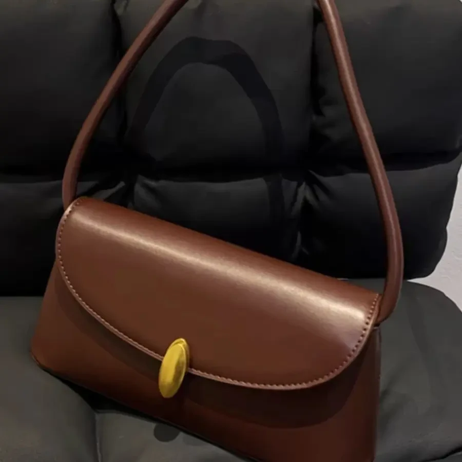 复古时尚大容量百搭链条单肩腋下女包适合秋冬