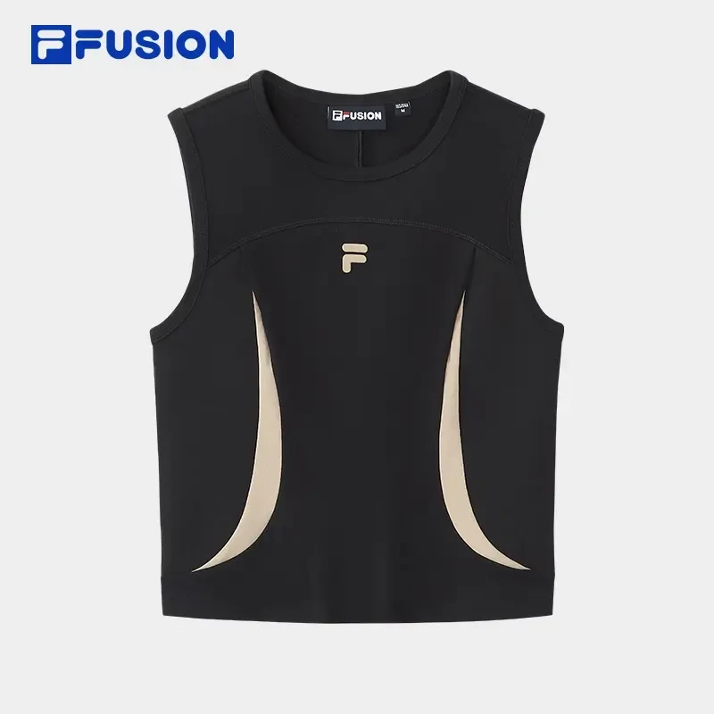 Fila/斐乐潮牌【夏日特惠】女装夏季运动无袖针织背心T11W521110F