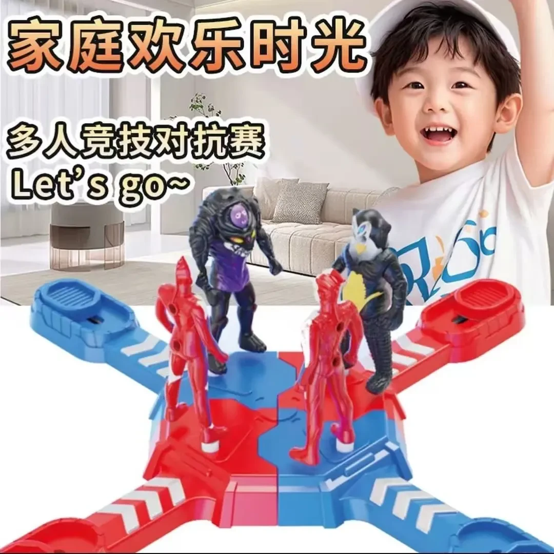 【亲子互动玩具】桌面游戏对战玩具奥特英雄曼打怪兽儿童男孩礼物