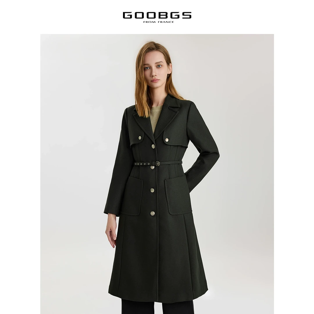 【九月专属 】谷邦GOOBGS 宽松中长款风衣 G3351636