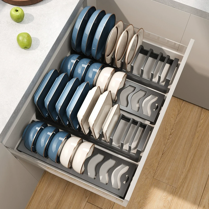 碗盘防锈收纳架收纳筐盘子沥水架收纳盒碗碟架筷子沥水碗家用碗架