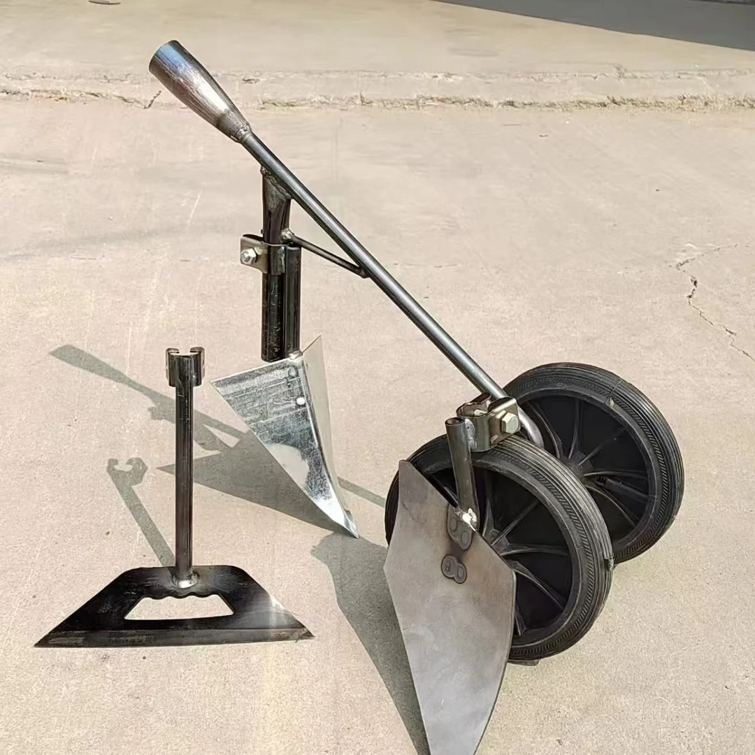 【加固款】三合一多功能农田农用双轮助力推锄犁除草松土锄头开荒