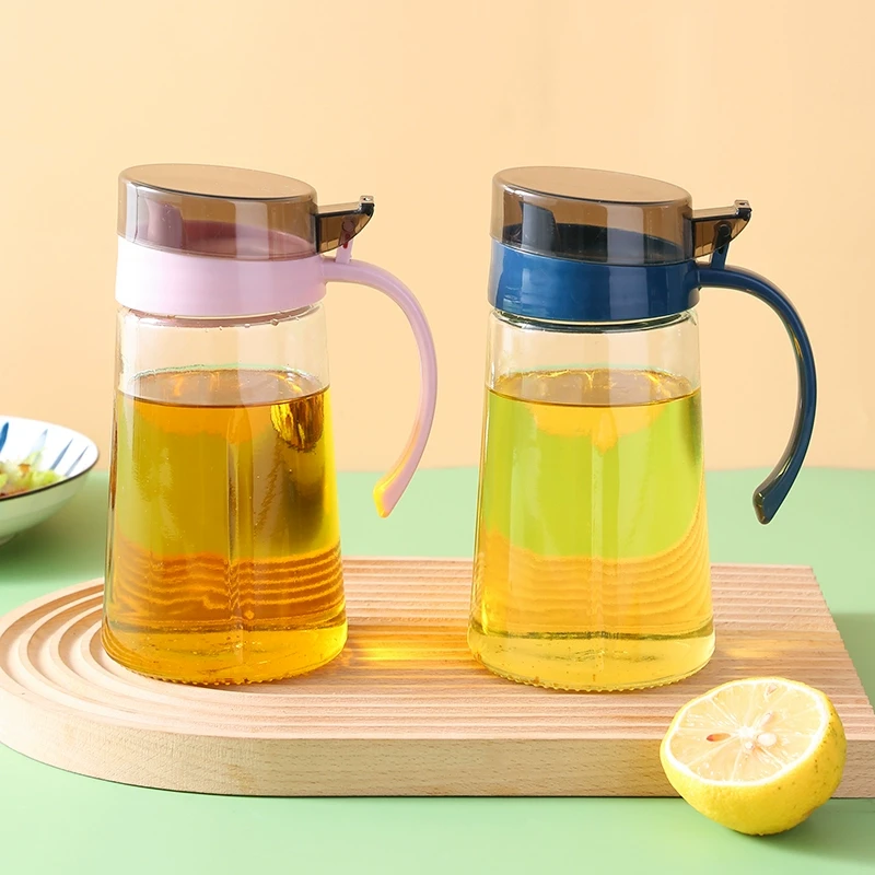 玻璃油壶厨房家用不挂油大容量装油倒油防漏专用酱油醋油罐大油瓶