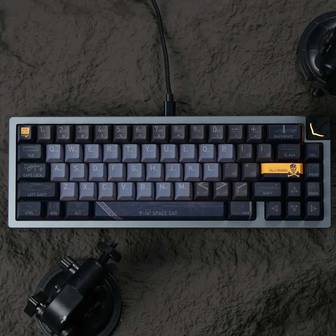 Mek【F-14 VF-103“海盗旗”中队】恩荣PBT热升华1.7MM加厚键帽游戏