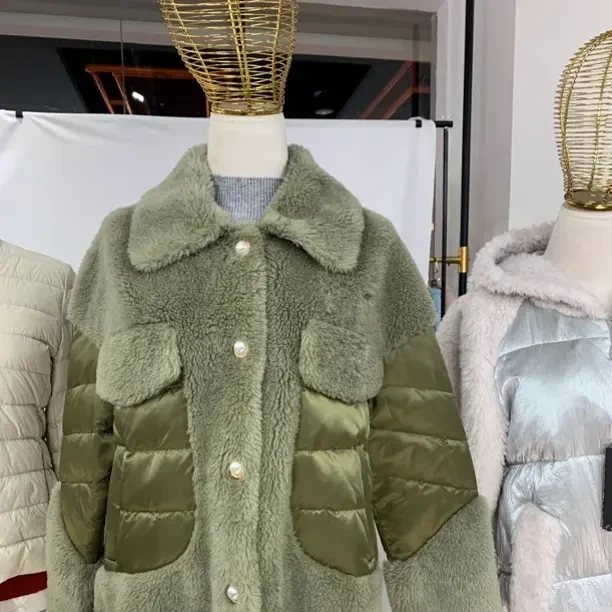 新款毛茸茸宽松小香风加厚秋冬女士羊羔毛绒外套