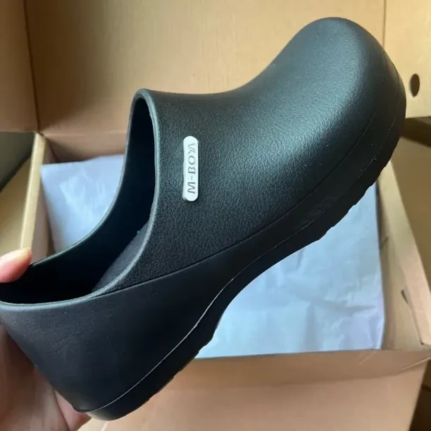 厨师鞋防水水鞋短筒舒适防滑鞋子纯色薄款轻便短靴雨鞋透气休闲