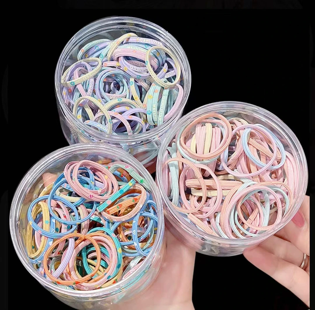 KKL儿童发圈宝宝不伤发皮筋小中大童头绳扎辫子女童学习扎头发饰