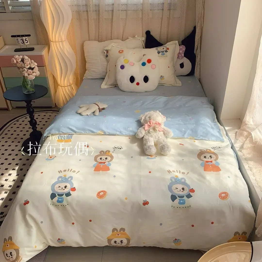 开学季学生三件套100%全棉纯棉韩系宿舍三件套单人床上下铺寝室sx