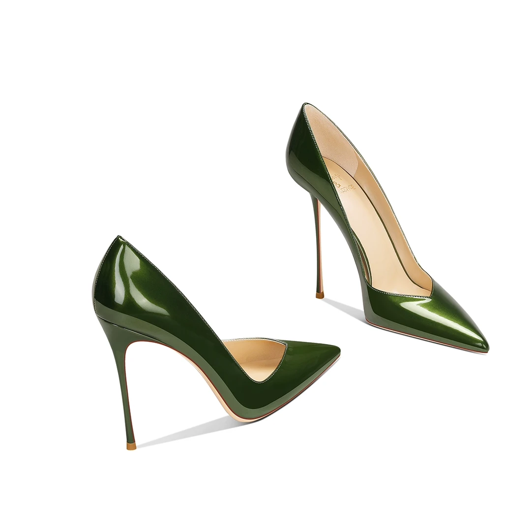 高跟鞋女不累脚高级感秋冬上档次小众名媛春季新款尖头细跟单鞋