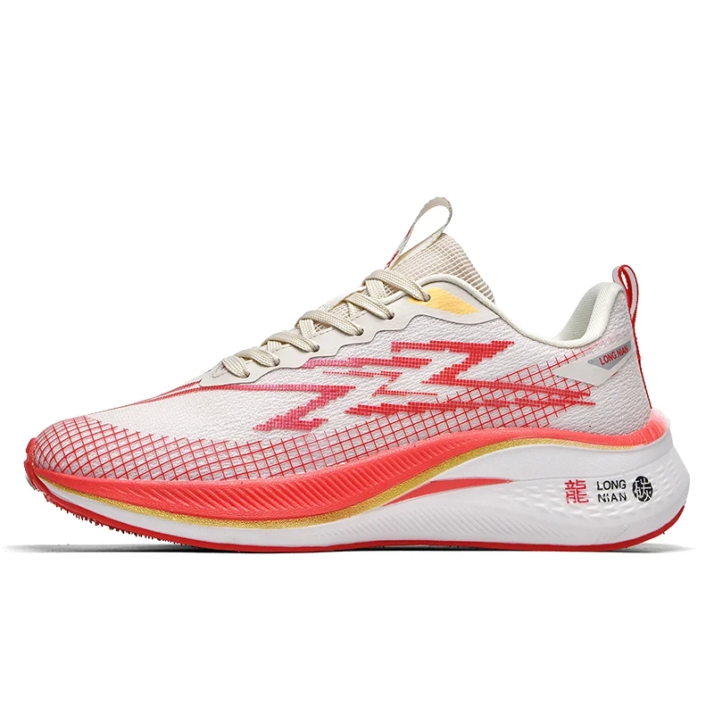 情侣跑鞋马拉松时尚男鞋男士减震软底跑鞋新款百搭学生鞋子667