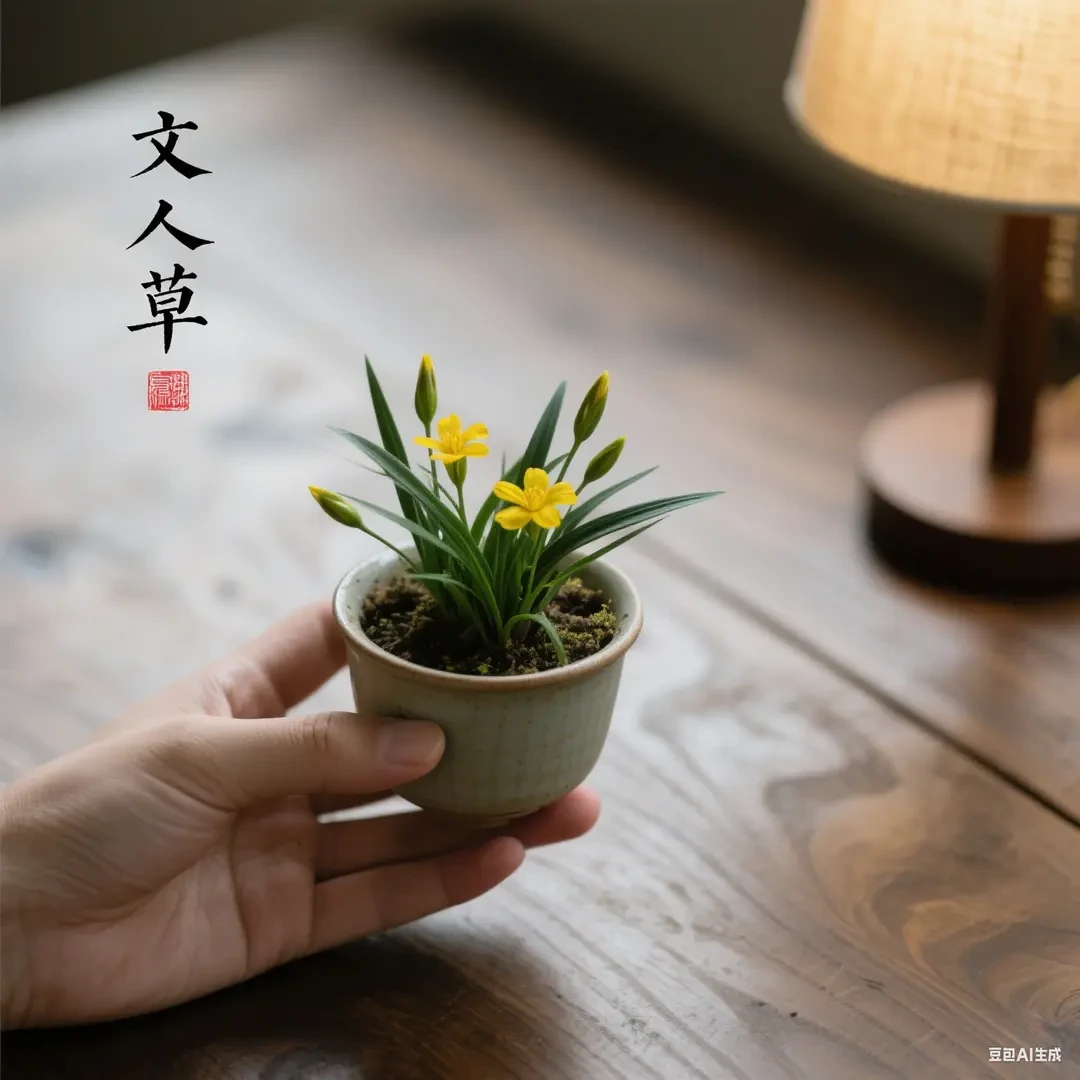 迷你文人草菖蒲草盆栽可驱蚊室内桌面办公室好养绿植花卉四季