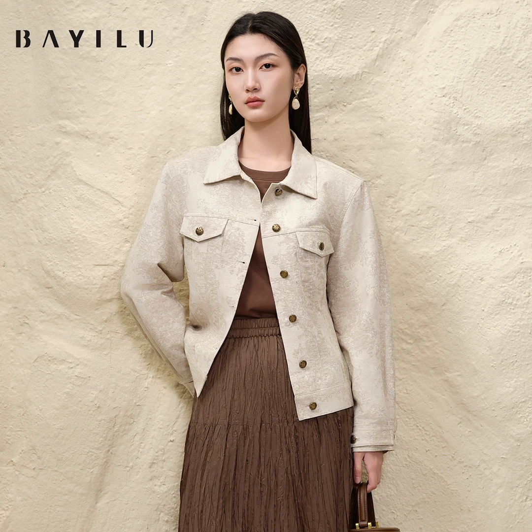 【尚雅】芭依璐2025春季新款休闲短款百搭外套91W5020