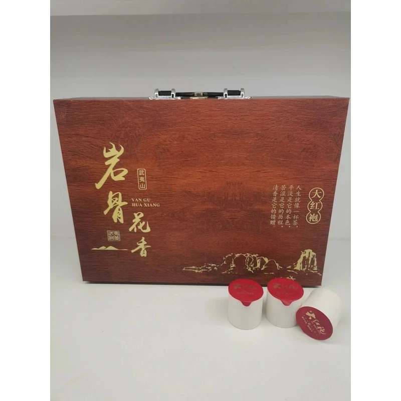 【手提箱礼盒】岩骨花香大红袍独立小罐装岩茶乌龙茶