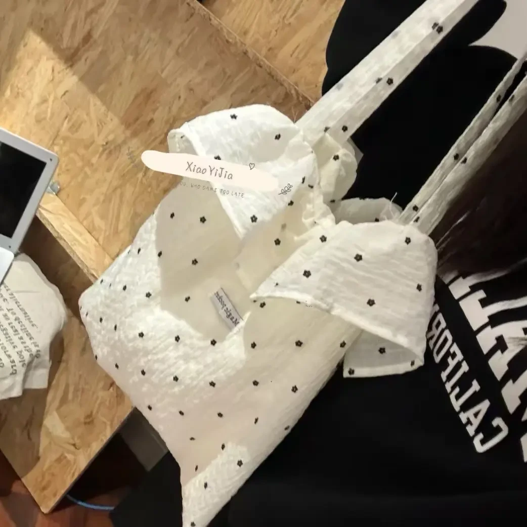 仙女风荷叶边单肩包2025春夏新款网纱手提包包女度假雪纺包帆布包