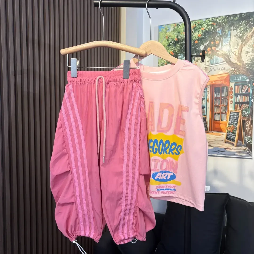 2025新款男童编织裤子儿童夏季薄款防蚊裤夏男童宽松空调长裤