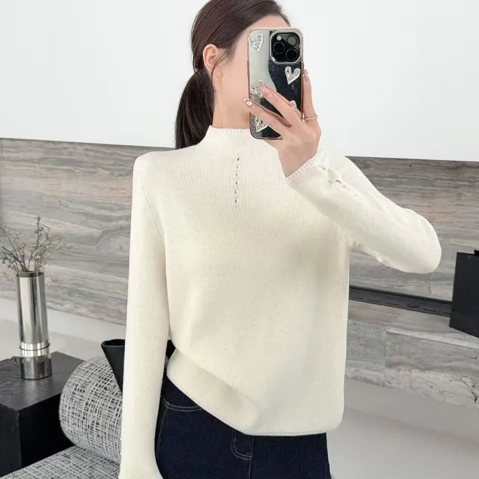 5131款，银丝小心机，一体绒针织打底