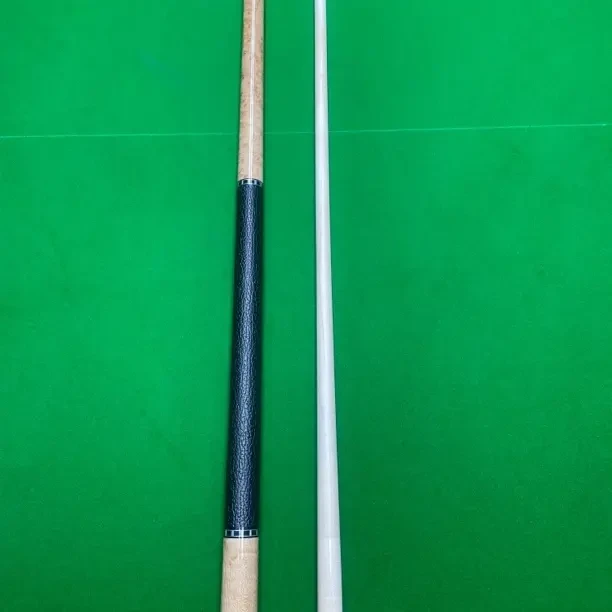 （蓝朗专属）实木鸟眼枫木中式八球美式九球二分之一分体大头杆