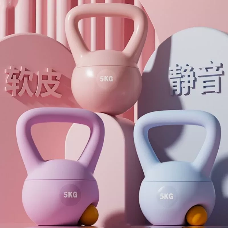 软壶铃女士家用健身器材练翘臀神器男士运动提壶哑铃深蹲软体防D