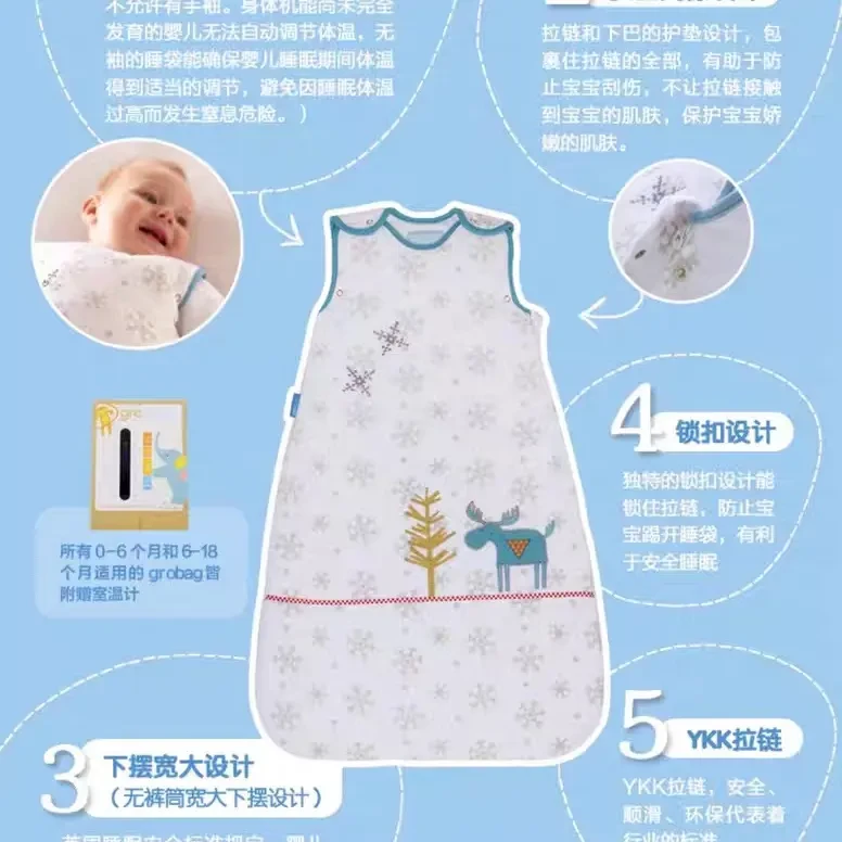 英国Grobag睡袋（有黄点，介意勿拍）