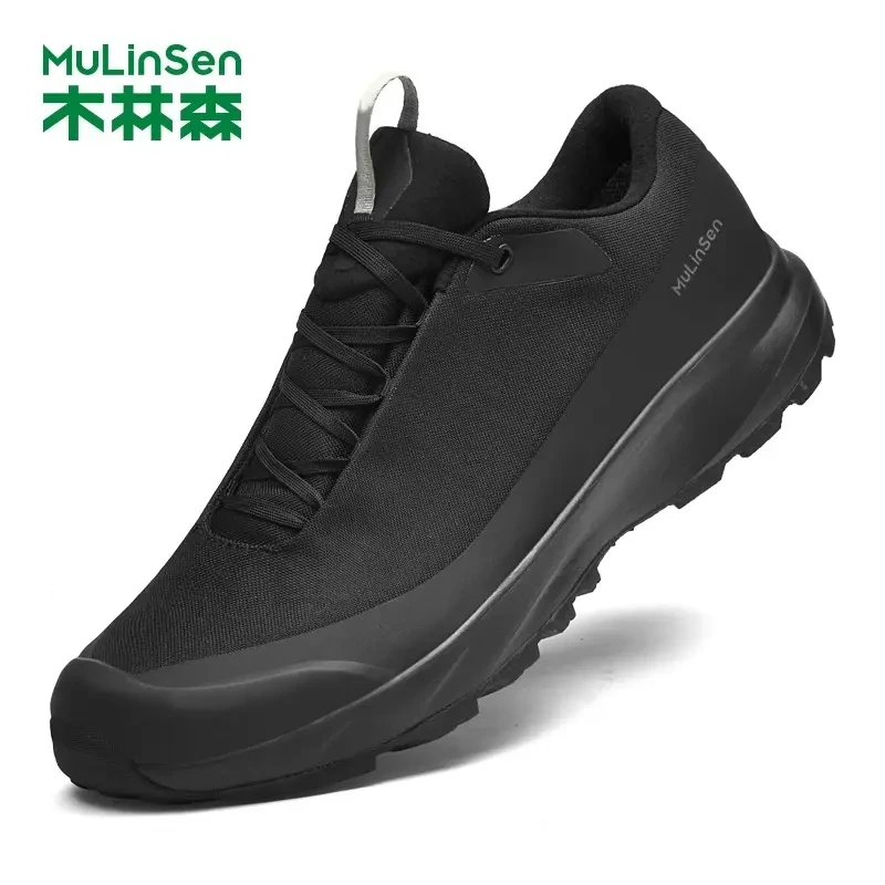 木林森正品2025秋季新款网面鞋透气运动鞋男士户外跑步休闲鞋子男