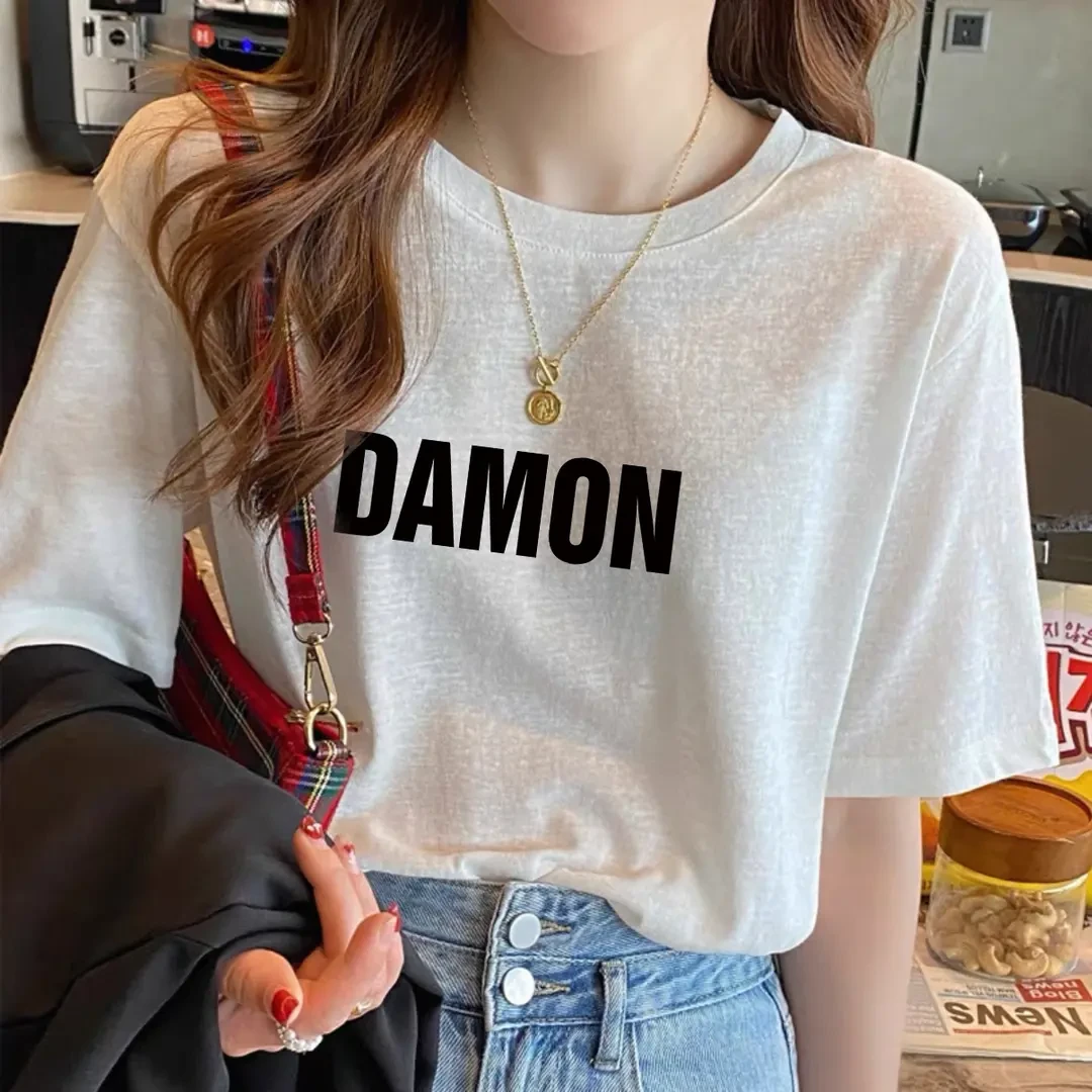 雪花棉短袖t恤女士夏季新款韩版宽松大码胖mm洋气减龄圆领上衣潮