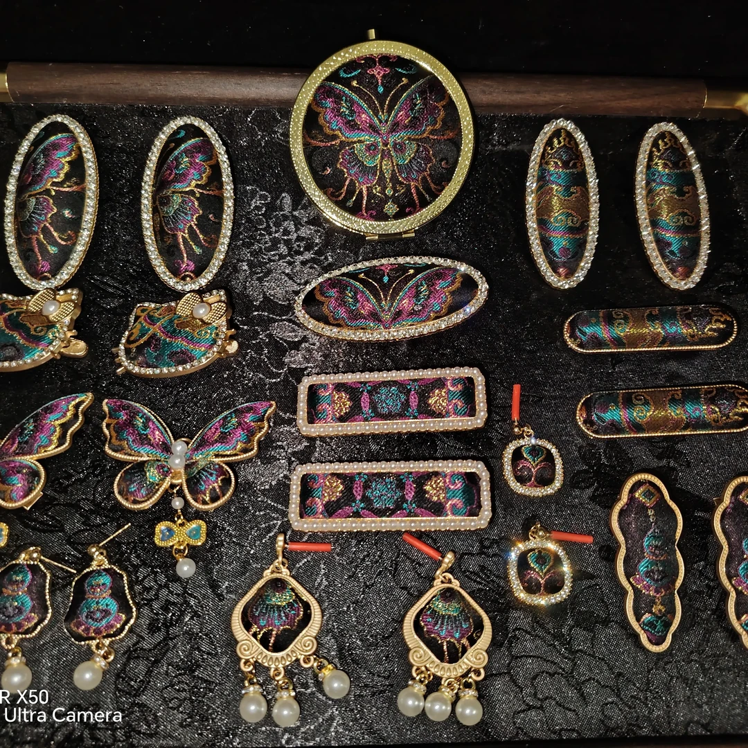 复古风原创设计仙女风可爱风发夹古风民族风复古宫廷