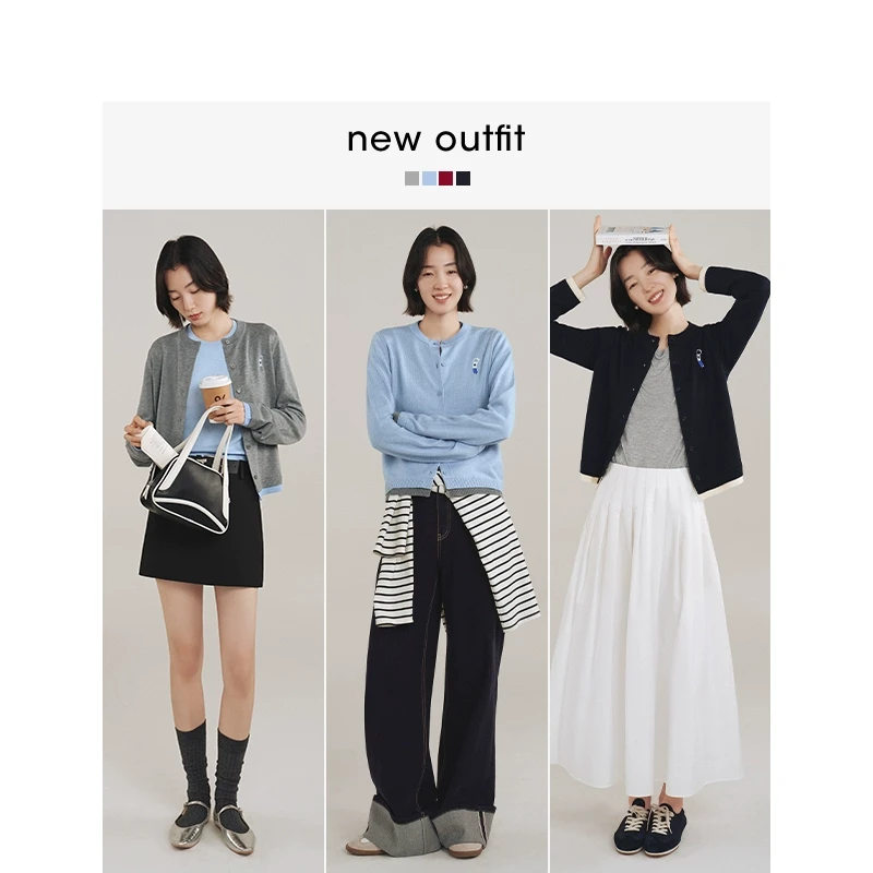 orange desire欧若风下腰女孩针织开衫外套25春OD2ESKGN012