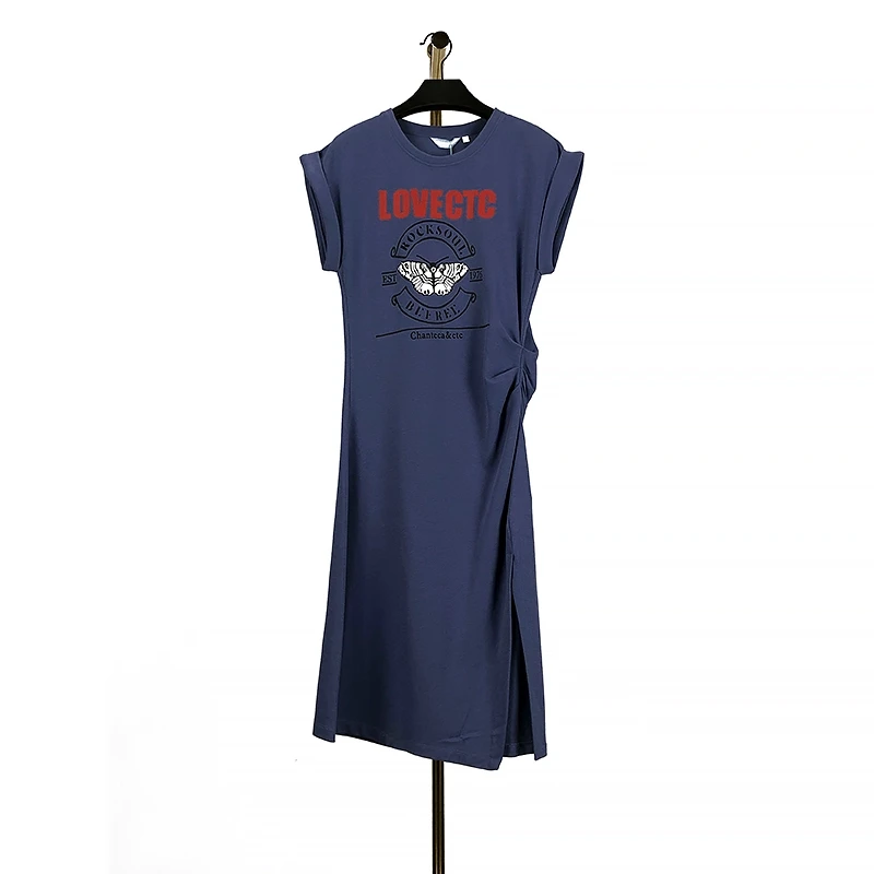 春夏新款时尚休闲连衣裙 香23028E