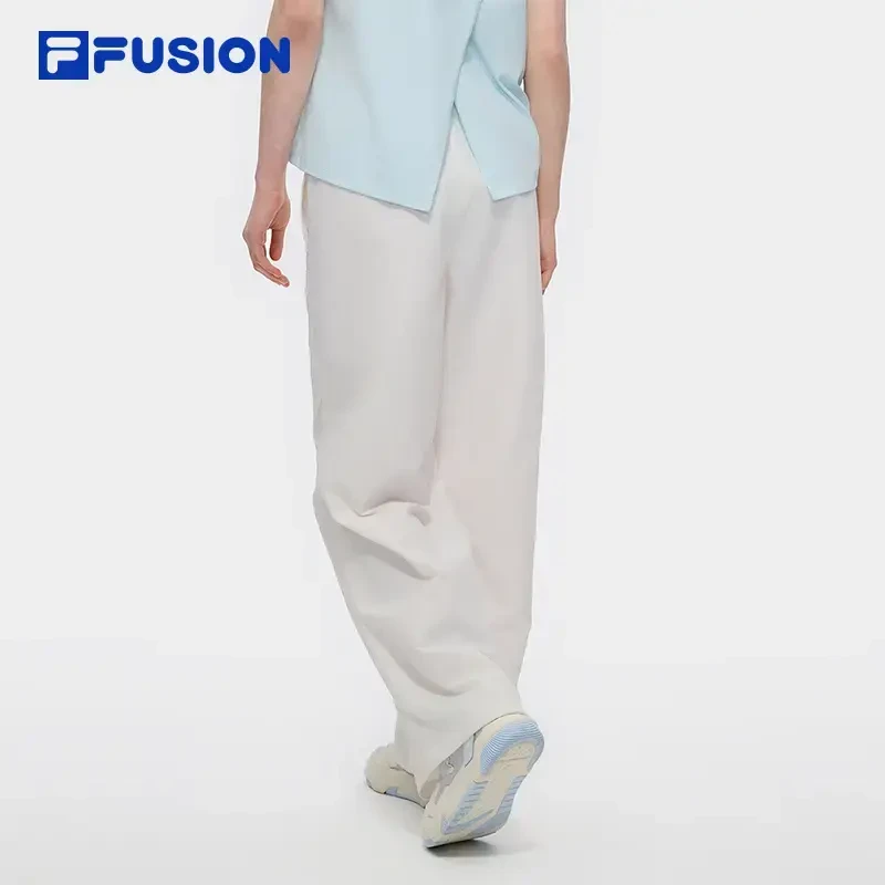 斐乐女装春季时尚宽松简约潮流百搭梭织长裤舒服穿搭