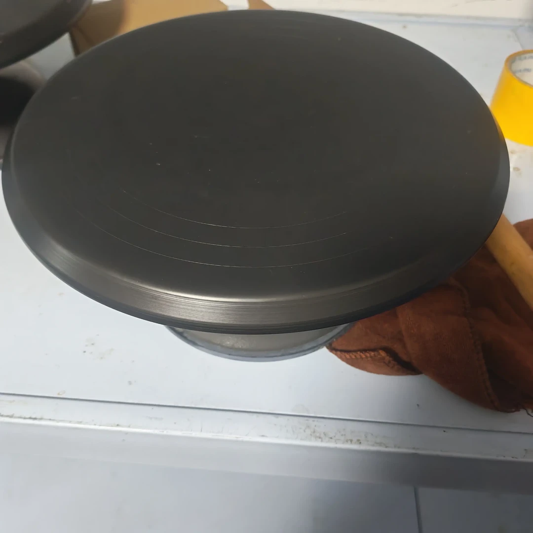 三能不粘涂层可调节转速带刻度裱花转台家用商用烘焙工具