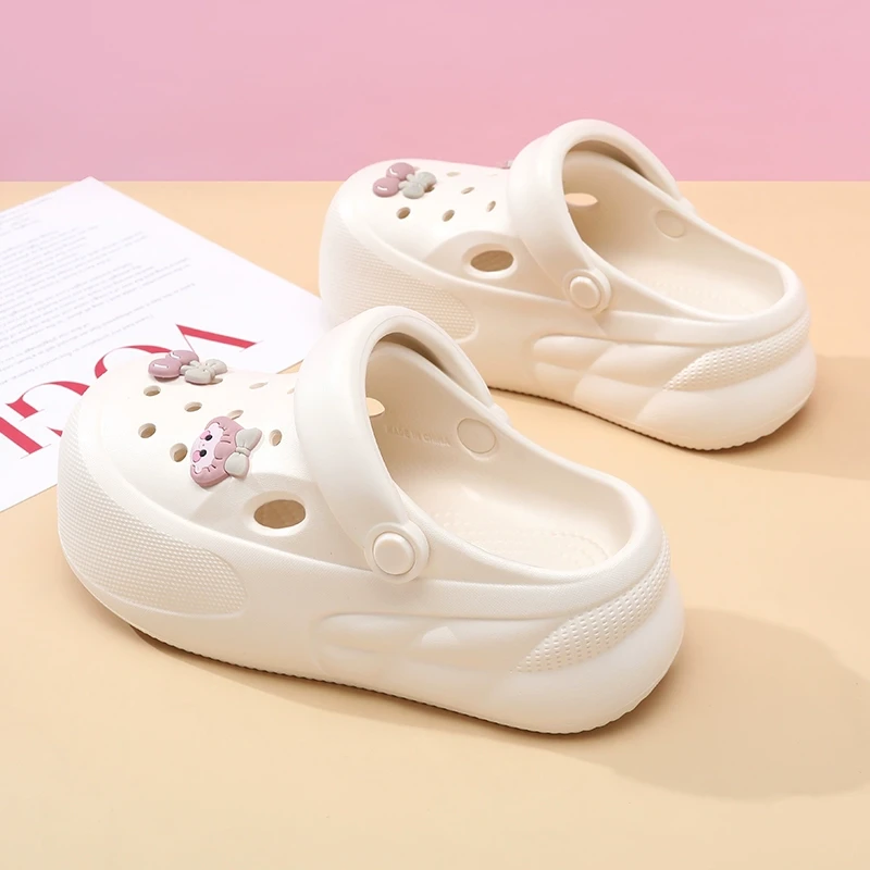 洞洞鞋女款2025夏季新款厚底防滑踩屎感凉鞋外穿时尚松糕沙滩凉拖