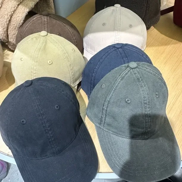 韩版纯色软顶棒球帽男女百搭显脸小遮阳防晒