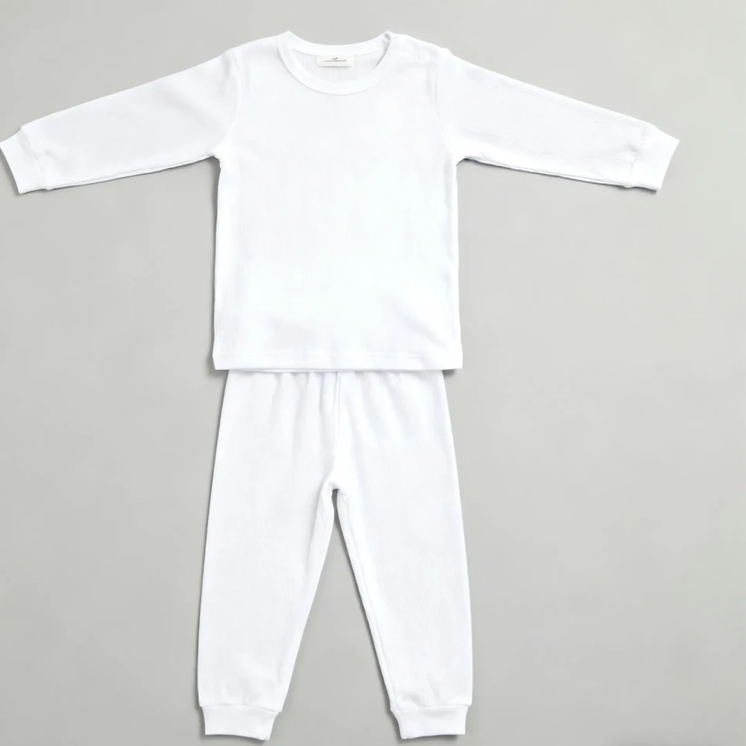 纯棉秋衣秋裤套装春秋季大童贴身保暖圆领家居服睡衣