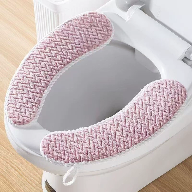 拉萨发货西藏包邮拍1发3个马桶垫粘贴式加绒坐便套马桶套加厚