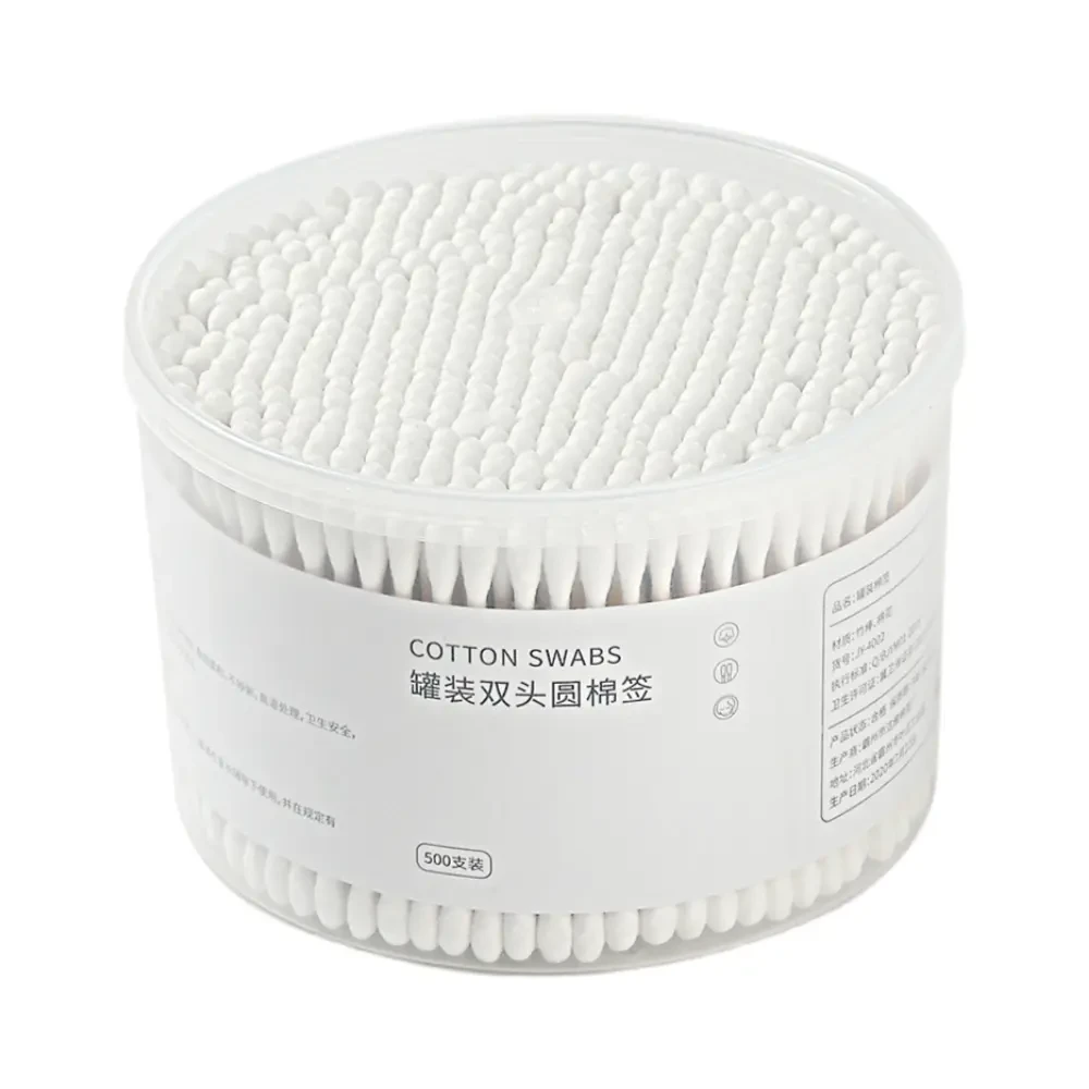 盒装双头棉签一次性双头化妆棉棒棉签掏耳朵家用棉签棒棉花棒日用