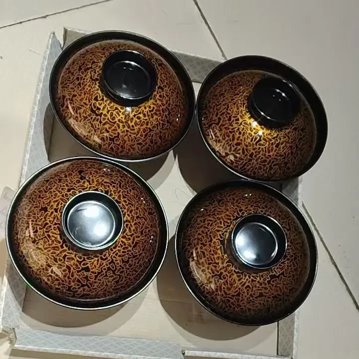 复古窑变天目釉陶瓷三才盖碗功夫茶具家用泡茶器