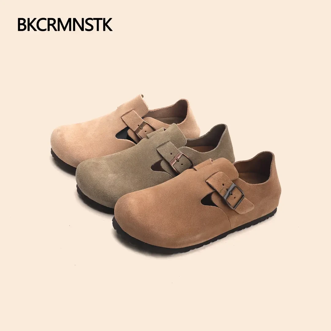 【全包桑坡勃肯鞋】纯牛皮透气软木中底桑坡勃肯鞋秋季新款足弓支撑