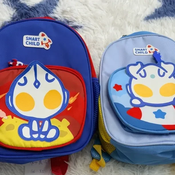 儿童卡通奥特曼双肩包幼儿园宝宝可爱轻便书包