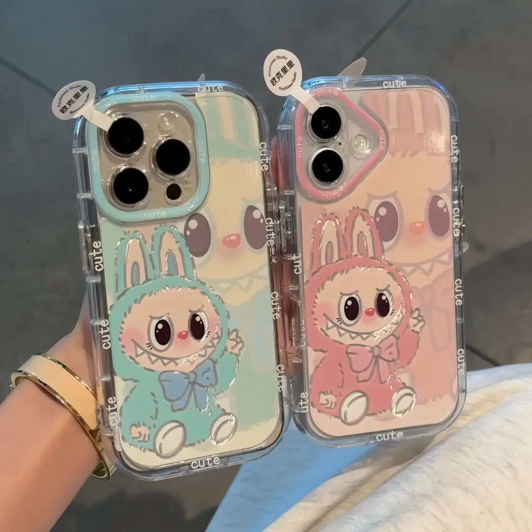 泡芙泡芙小怪兽适用于苹果16/15/14华为/oppo/vivo小米手机壳