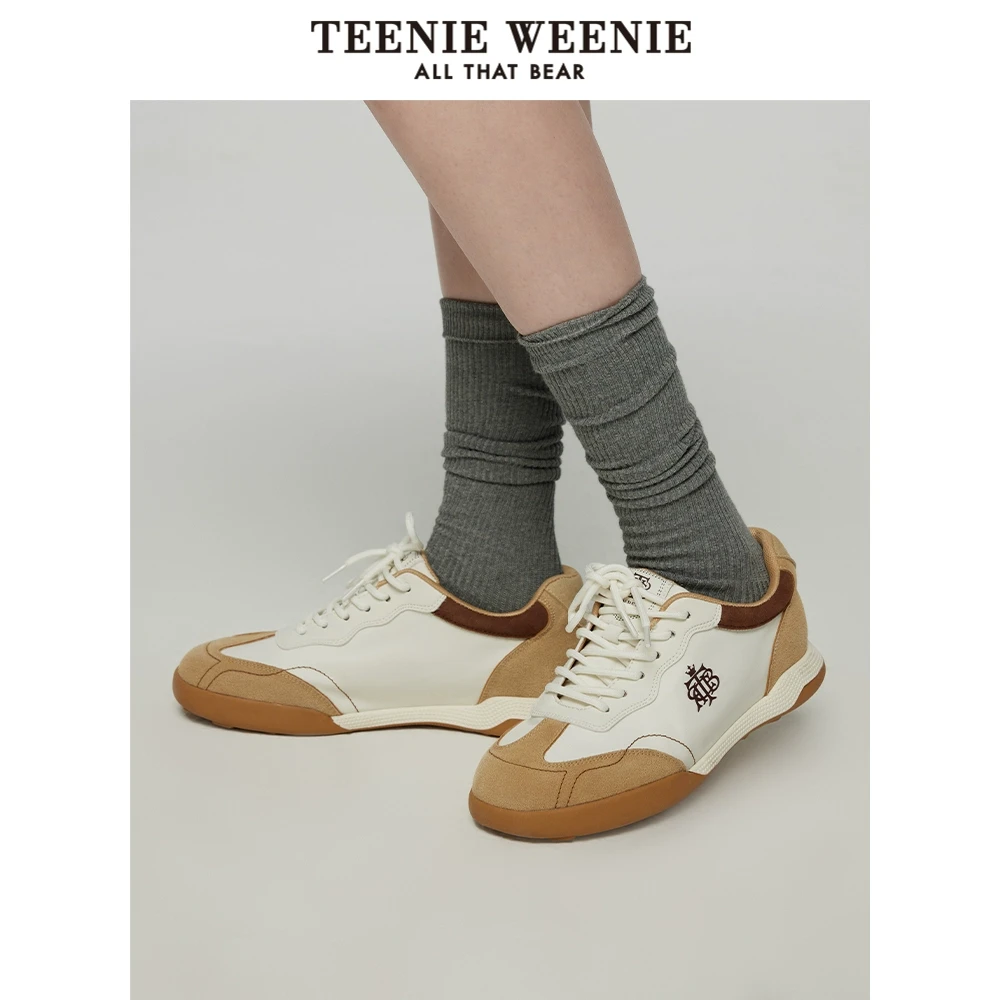 *TeenieWeenie小熊25年春夏复古学院时尚撞色休闲鞋YTAP25S201B