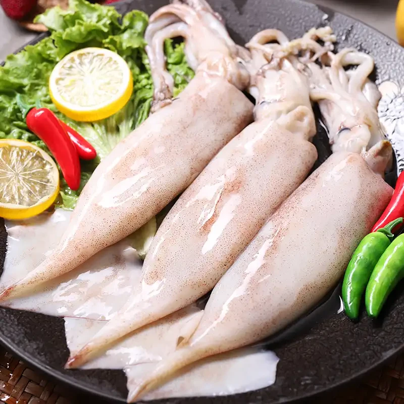 杏树屯原浆鱿鱼，2.8∽3.1斤【共5条左右】，顺丰包邮鱿鱼