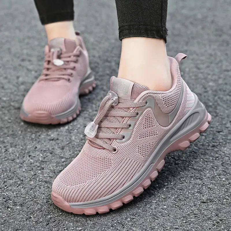 足力健安全老人鞋2025春季新款老人鞋京鞋妈妈防滑舒适轻便运动鞋