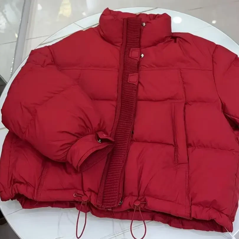 糖果色短款韩版加厚保暖小个子外套