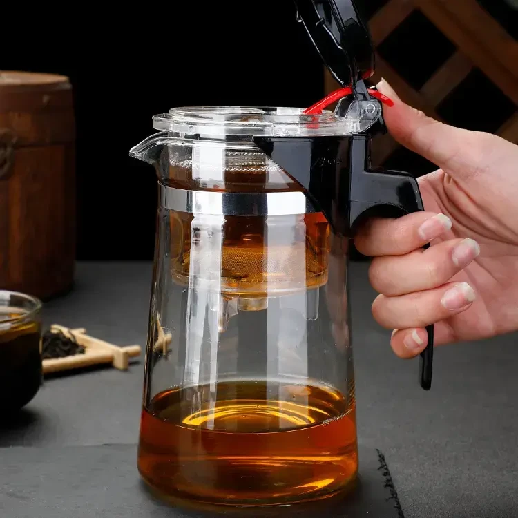 泡茶杯茶水分离茶壶家用泡茶耐高温飘逸杯泡茶壶家用茶具一键过滤
