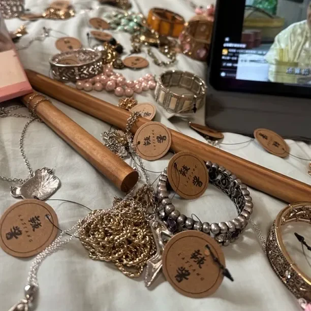 非金属树脂手链 中古vintage饰品