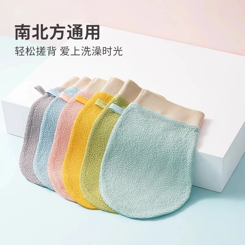 薄款搓澡巾家用强力搓泥粗砂磨砂男女士不伤皮肤双面神器搓澡浴花