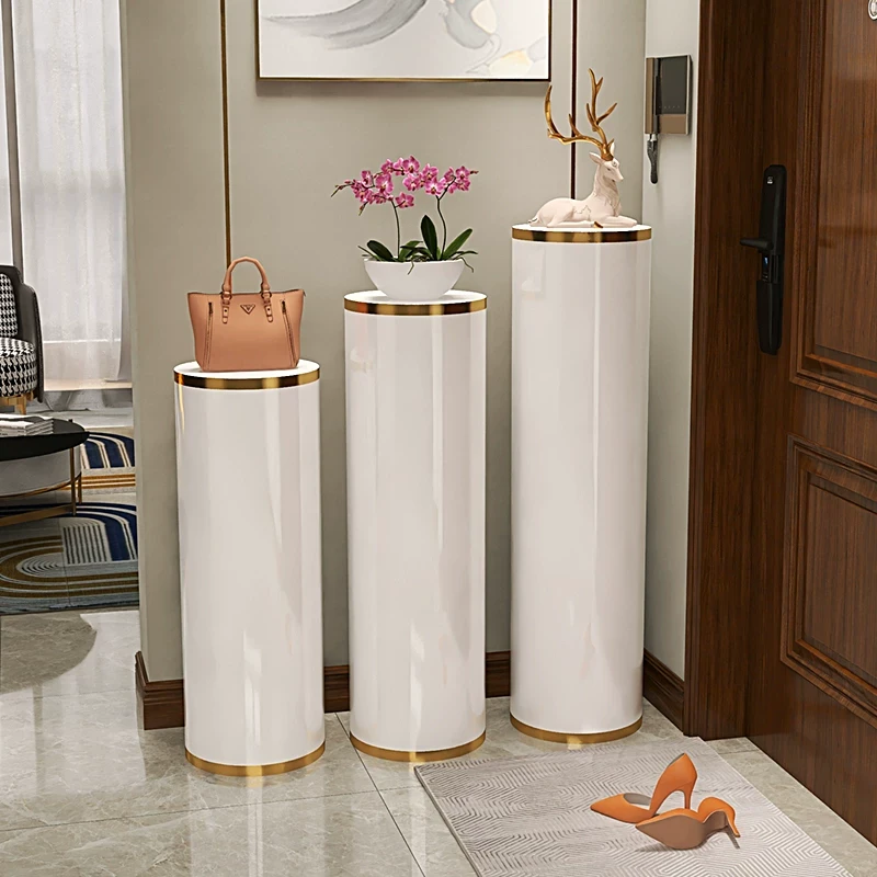 旋转鞋柜省空间家用门口鞋架圆形圆柱立式小入户型收纳柜智能