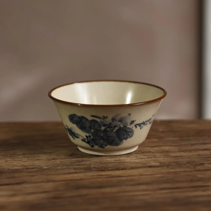 【凤庭】青花海棠杯（35ml）（ZX-0001）