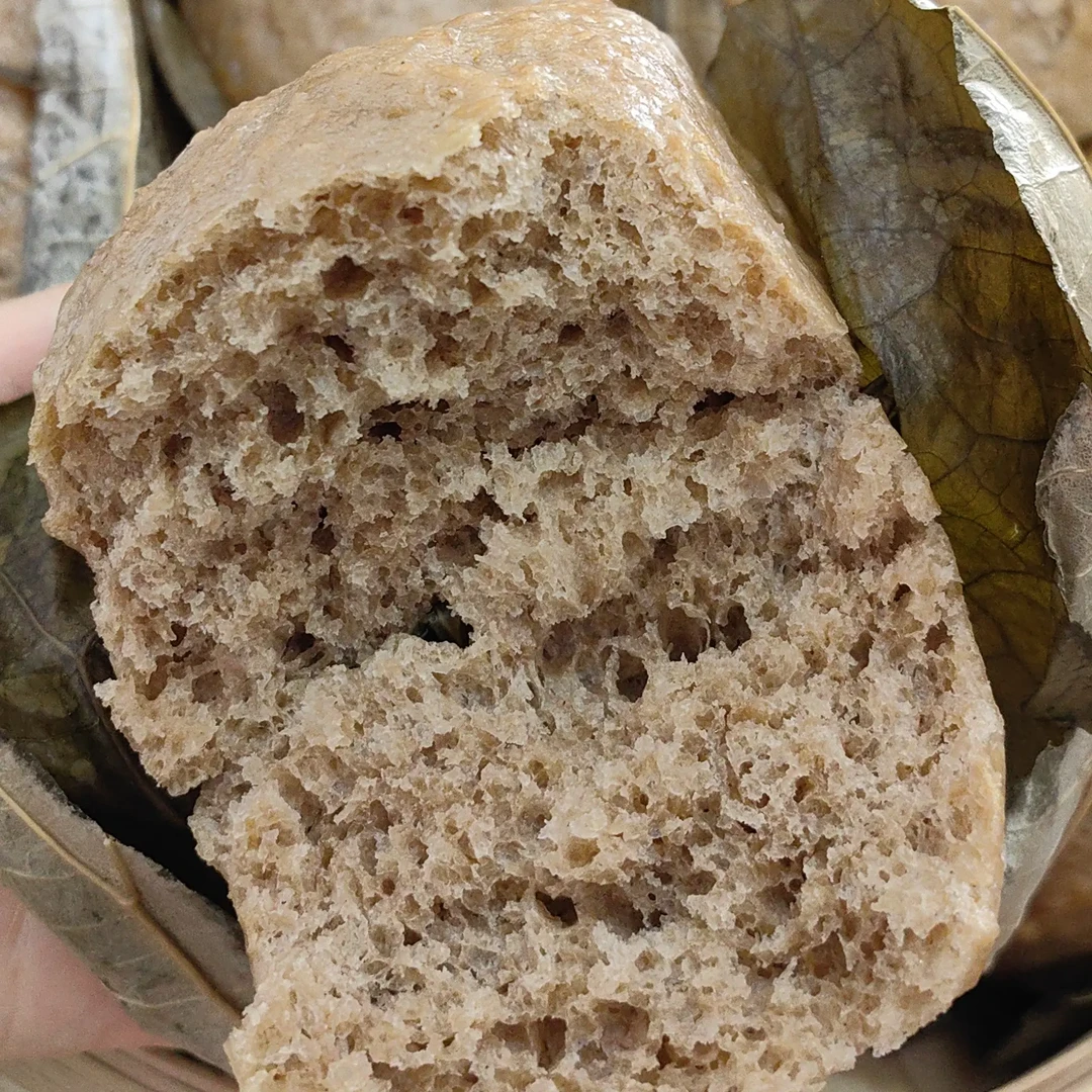 荷叶麦子玉米粑粑特产粗粮手工五谷杂粮小发糕